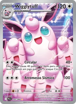 Wigglytuff 105 Fogo Fantasmagórico