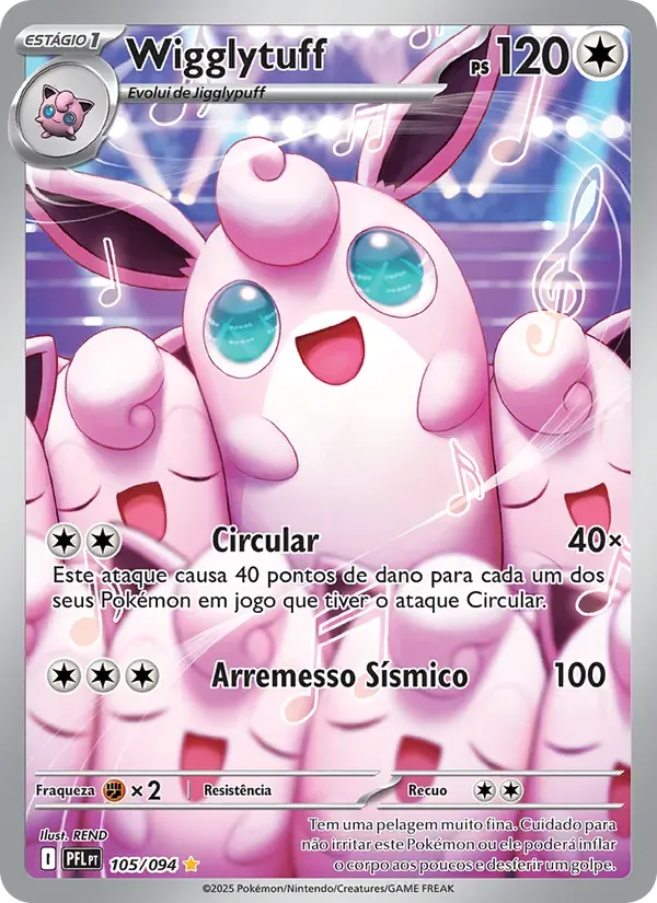 Wigglytuff 105/94 Fogo Fantasmagórico