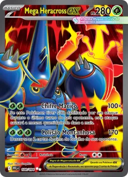 Mega Heracross ex 108 Fogo Fantasmagórico