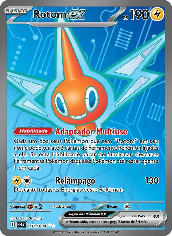 Rotom ex 111/94 Fogo Fantasmagórico