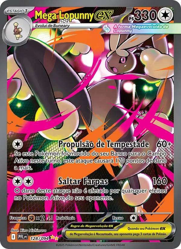 Mega Lopunny ex 128/94 Fogo Fantasmagórico