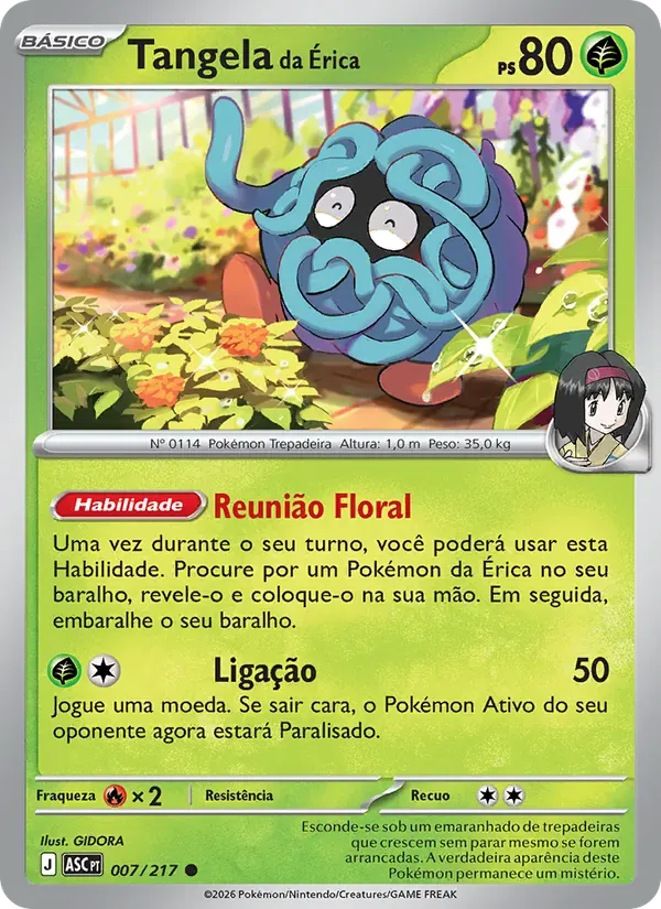 Tangela da Érica 007/217 Heróis Excelsos
