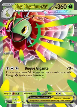 Mega Meganium ex 010 Heróis Excelsos