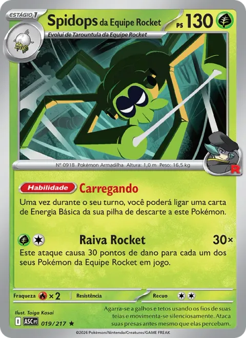 Spidops da Equipe Rocket 019/217