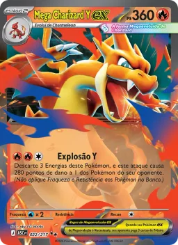 Mega Charizard Y ex 022 Heróis Excelsos