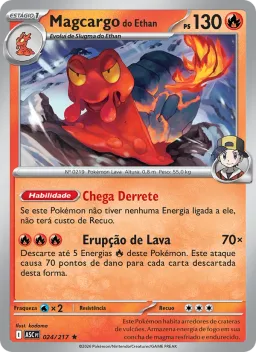 Magcargo do Ethan 024 Heróis Excelsos
