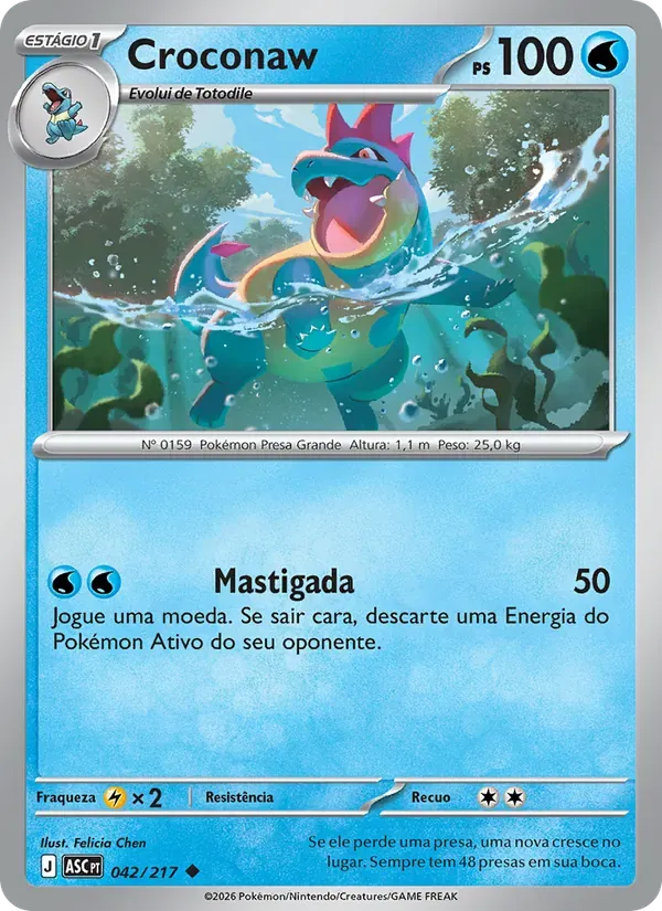 Croconaw 042/217 Heróis Excelsos