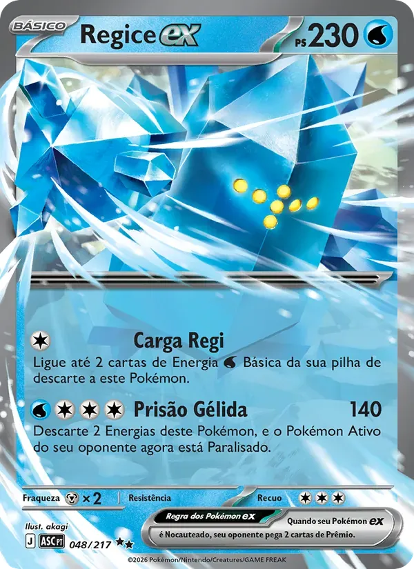 Regice ex 048/217 Heróis Excelsos