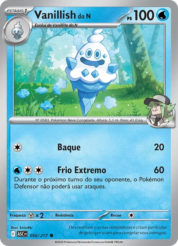 Vanillish do N 050/217 Heróis Excelsos