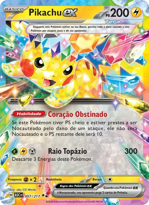 Pikachu ex 057/217