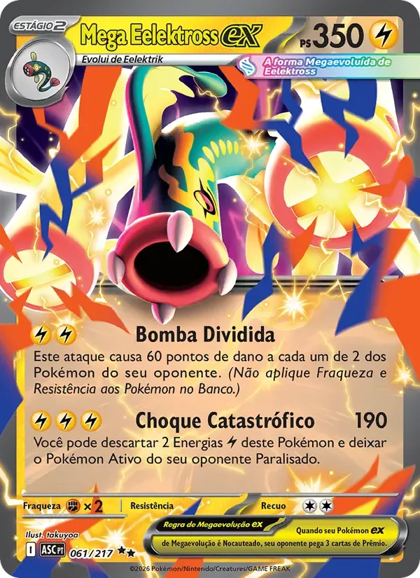 Mega Eelektross ex 061/217 Heróis Excelsos