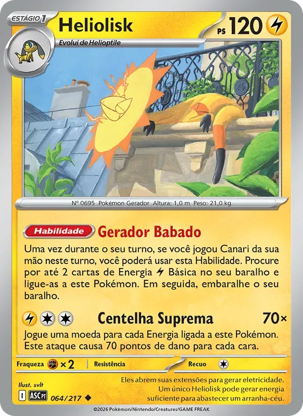 Heliolisk 064/217 Heróis Excelsos