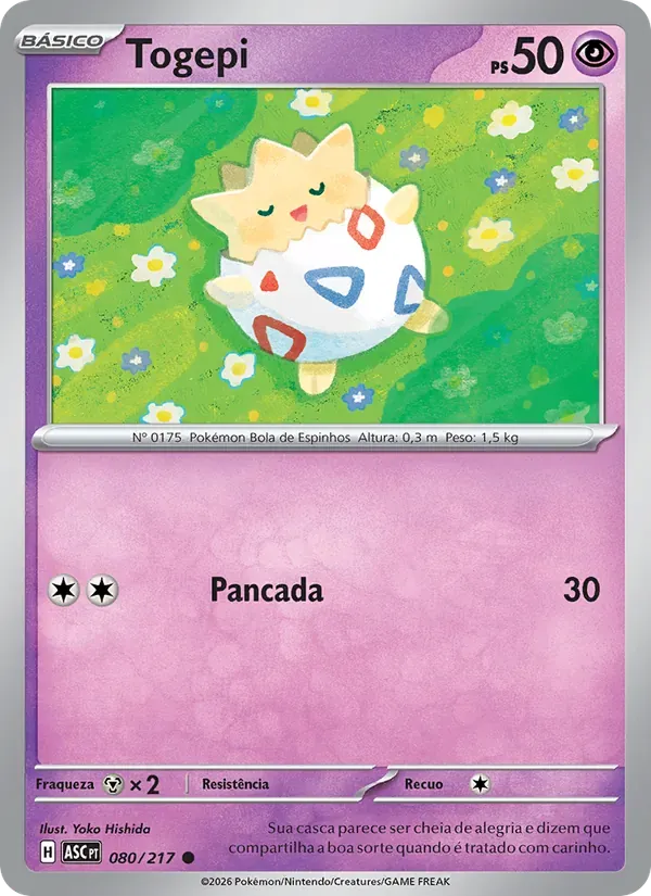 Togepi 080/217 Heróis Excelsos