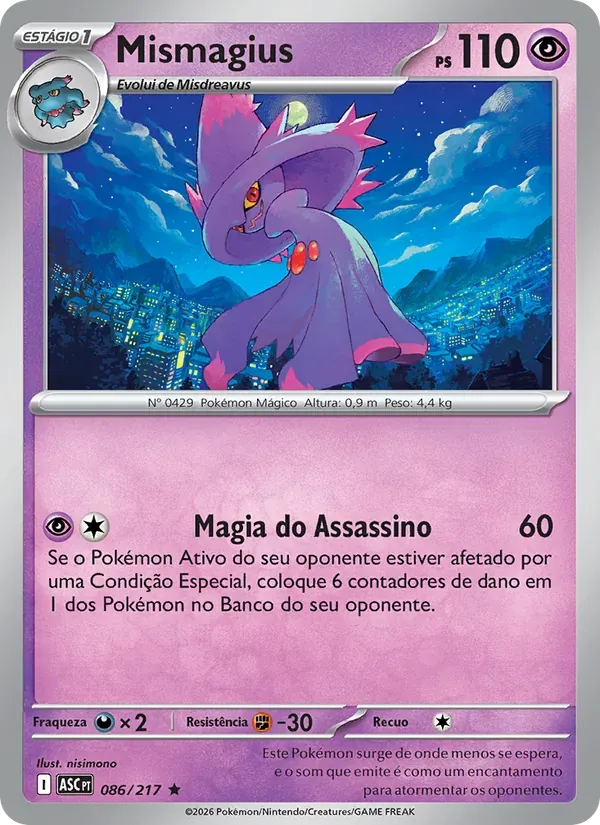 Mismagius 086/217 Heróis Excelsos