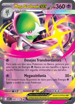 Mega Gardevoir ex 089 Heróis Excelsos