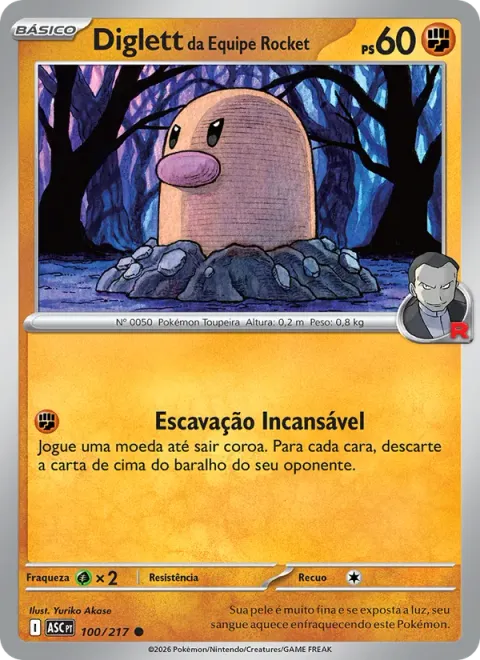 Diglett da Equipe Rocket 100/217