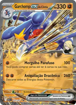 Garchomp ex da Cíntia 111 Heróis Excelsos