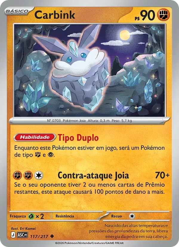 Carbink 117/217 Heróis Excelsos