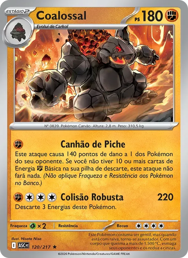 Coalossal 120/217 Heróis Excelsos
