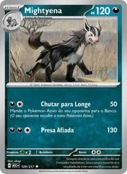 Mightyena 129 Heróis Excelsos