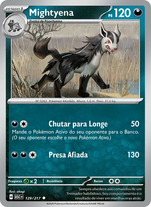Mightyena 129/217 Heróis Excelsos