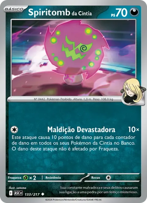 Spiritomb da Cíntia 133/217