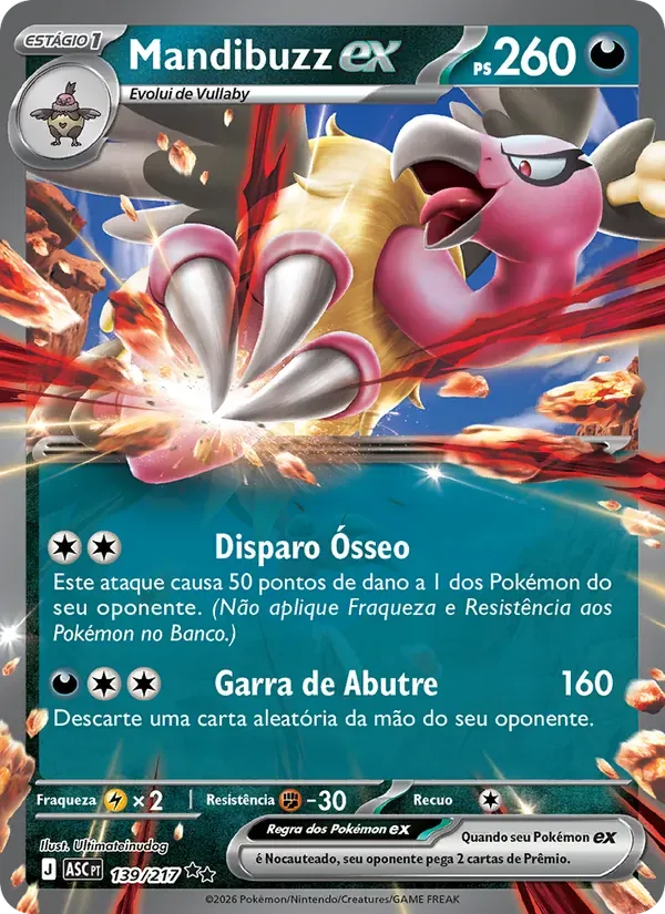 Mandibuzz ex 139/217 Heróis Excelsos