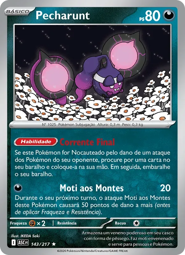 Pecharunt 143/217 Heróis Excelsos