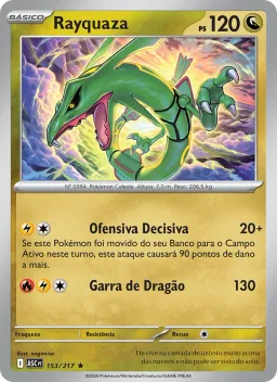Rayquaza 153 Heróis Excelsos