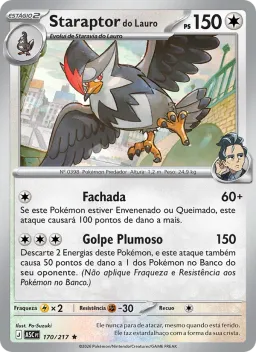 Staraptor do Lauro 170 Heróis Excelsos