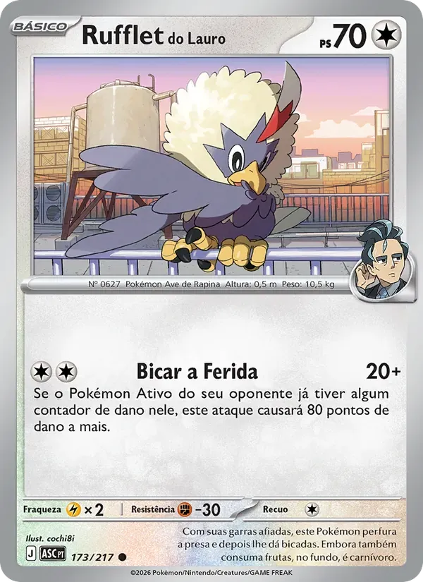 Rufflet do Lauro 173/217 Heróis Excelsos