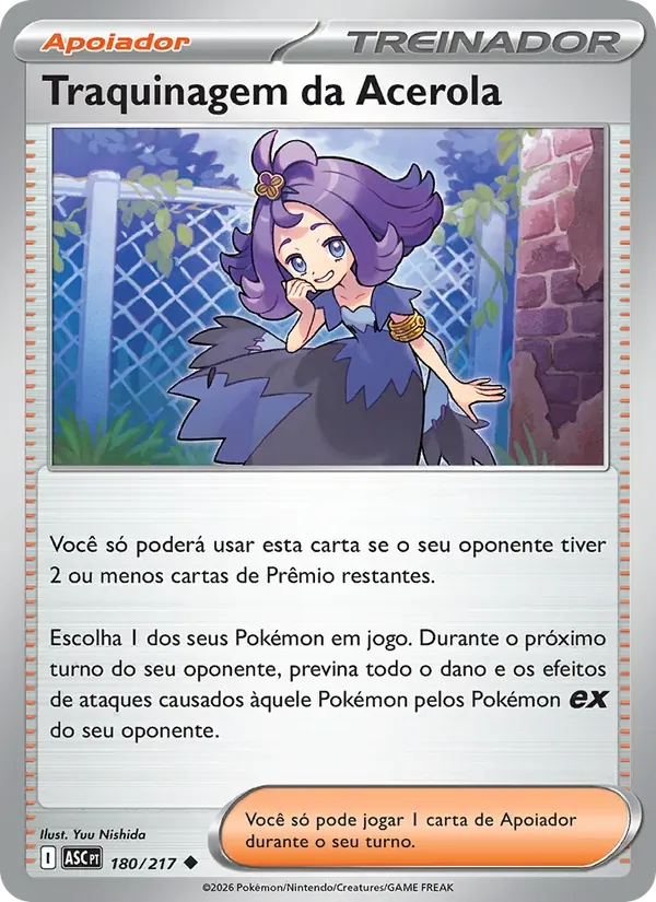Traquinagem da Acerola 180/217 Heróis Excelsos