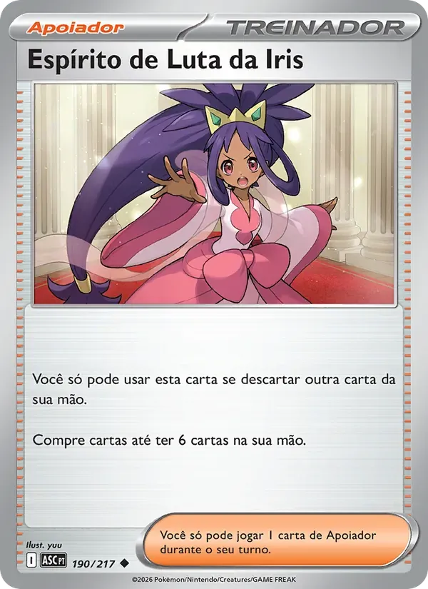 Espírito de Luta da Iris 190/217 Heróis Excelsos