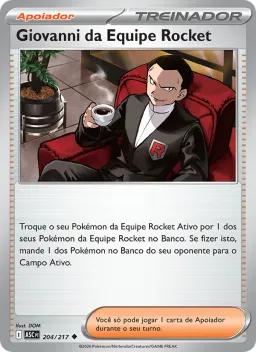Giovanni da Equipe Rocket 204 Heróis Excelsos