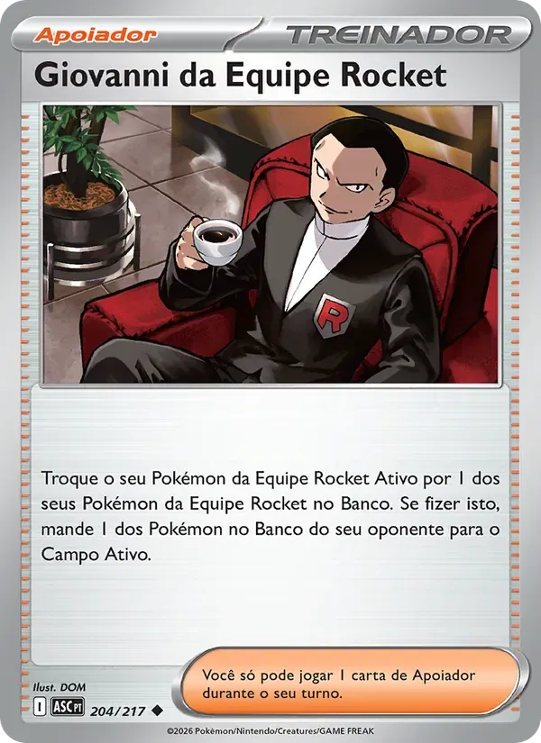 Giovanni da Equipe Rocket 204/217 Heróis Excelsos