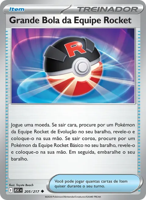 Grande Bola da Equipe Rocket 205/217