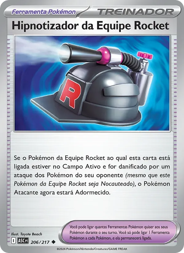 Hipnotizador da Equipe Rocket 206/217 Heróis Excelsos