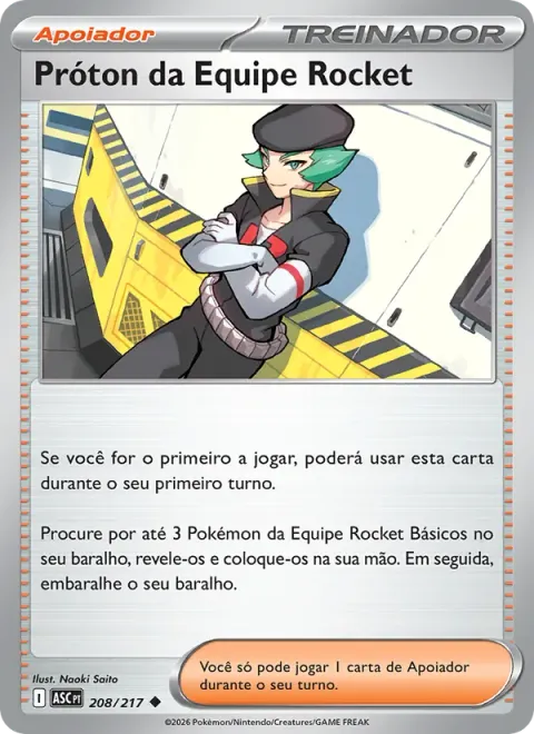 Próton da Equipe Rocket 208/217