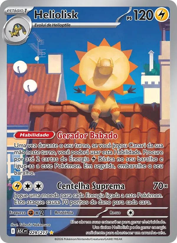 Heliolisk 229/217 Heróis Excelsos