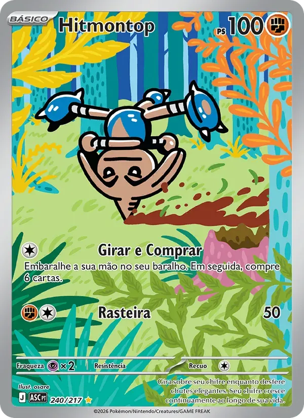 Hitmontop 240/217 Heróis Excelsos