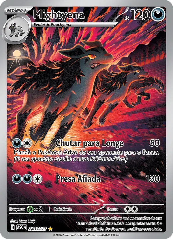 Mightyena 243/217 Heróis Excelsos