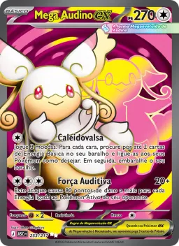 Mega Audino ex 253 Heróis Excelsos