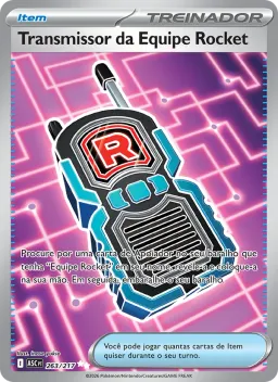Transmissor da Equipe Rocket 263 Heróis Excelsos