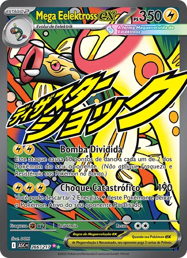 Mega Eelektross ex 266/217 Heróis Excelsos