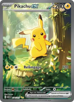 Pikachu ex 276 Heróis Excelsos