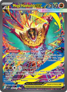 Mega Hawlucha ex 283 Heróis Excelsos