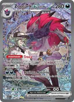 Zoroark ex do N 286 Heróis Excelsos