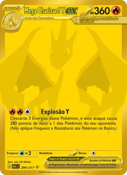 Mega Charizard Y ex 294 Heróis Excelsos