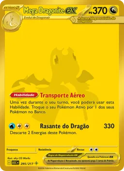 Mega Dragonite ex 295 Heróis Excelsos
