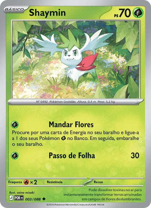 Shaymin 003/88 Equilíbrio Perfeito